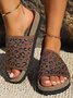 Textil Sommer Lässig Leopard Rutschfest