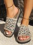 Textil Sommer Lässig Leopard Rutschfest