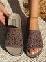 Textil Sommer Lässig Leopard Rutschfest