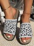 Textil Sommer Lässig Leopard Rutschfest