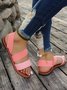 Unifarben PU Sommer Sandale
