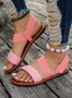 Unifarben PU Sommer Sandale