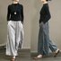 Damen Unifarben Lang Hose Lässig Frühling/Herbst Hose
