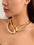 übertrieben Geometrisch Hohl Halsband