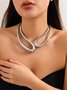 übertrieben Geometrisch Hohl Halsband
