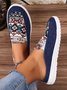Lässig Stoff Ethnisch Alle Jahreszeiten Halbschuhe