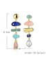 Elegant Nachgemachte Perle Irregulär Geometrisch Glasiert Baumeln Ohrringe