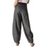 Damen Hose Haremshosen Täglich Ausgehen Lässig Taschennähen Baumwolle Unifarben Frühling/Herbst Hose