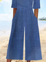 Damen Unifarben V-Ausschnitt Kurzarm Lässig Off-Shoulder-Ärmel Sommer Jumpsuit