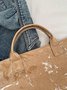 Lässig Wasserdicht PVC GROSSE KAPAZITÄT Handtasche