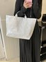 Lässig Wasserdicht PVC GROSSE KAPAZITÄT Handtasche