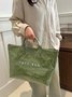 Lässig Wasserdicht PVC GROSSE KAPAZITÄT Handtasche