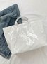 Lässig Wasserdicht PVC GROSSE KAPAZITÄT Handtasche