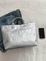 Lässig Wasserdicht PVC GROSSE KAPAZITÄT Handtasche