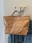 Lässig Wasserdicht PVC GROSSE KAPAZITÄT Handtasche
