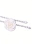 Elegant Kamelie Blume Taille Kette Faux Perlen Halskette