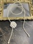 Elegant Kamelie Blume Taille Kette Faux Perlen Halskette