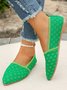 Alle Jahreszeiten Textil Lässig Unifarben Flache Schuhe