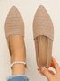 Alle Jahreszeiten Textil Lässig Unifarben Flache Schuhe