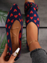 Alle Jahreszeiten Lässig Textil Flache Schuhe