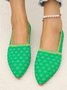 Alle Jahreszeiten Textil Lässig Unifarben Flache Schuhe