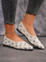 Alle Jahreszeiten Lässig Textil Flache Schuhe