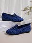 Textil Alle Jahreszeiten Ethnisch Flache Schuhe