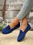 Textil Alle Jahreszeiten Ethnisch Flache Schuhe