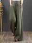 Damen Unifarben Lang Hose Lässig Frühling/Herbst Hose