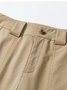 Damen Unifarben Lang Hose Lässig Frühling/Herbst Hose