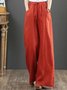 Damen Unifarben Lang Hose Lässig Frühling/Herbst Hose