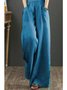 Damen Unifarben Lang Hose Lässig Frühling/Herbst Hose