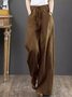 Damen Unifarben Lang Hose Lässig Frühling/Herbst Hose