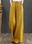 Damen Unifarben Lang Hose Lässig Frühling/Herbst Hose