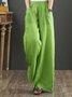 Damen Unifarben Lang Hose Lässig Frühling/Herbst Hose