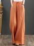 Damen Unifarben Lang Hose Lässig Frühling/Herbst Hose