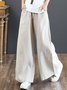 Damen Unifarben Lang Hose Lässig Frühling/Herbst Hose
