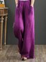 Damen Unifarben Lang Hose Lässig Frühling/Herbst Hose