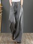 Damen Unifarben Lang Hose Lässig Frühling/Herbst Hose