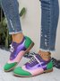 Alle Jahreszeiten PU Geblümt Flache Schuhe