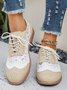 Alle Jahreszeiten PU Geblümt Flache Schuhe