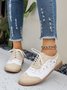 Alle Jahreszeiten PU Geblümt Flache Schuhe