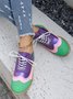 Alle Jahreszeiten PU Geblümt Flache Schuhe