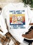 Damen Langarm T-Shirts T-Shirt Frühling/Herbst Unifarben Baumwolle Rundhals Täglich Ausgehen Lässig Oberteile