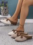 PU Farbblock Lässig Alle Jahreszeiten Flache Schuhe