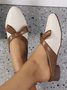 PU Farbblock Lässig Alle Jahreszeiten Flache Schuhe