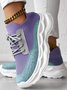 Lässig Unifarben Alle Jahreszeiten Flyknit Sneakers
