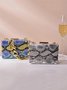 Fashion Schlangenhaut Quadrat Metallkette Handtasche