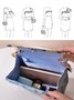 Fashion Schlangenhaut Quadrat Metallkette Handtasche
