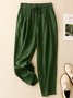 Damen Unifarben Lang Hose Lässig Frühling/Herbst Hose